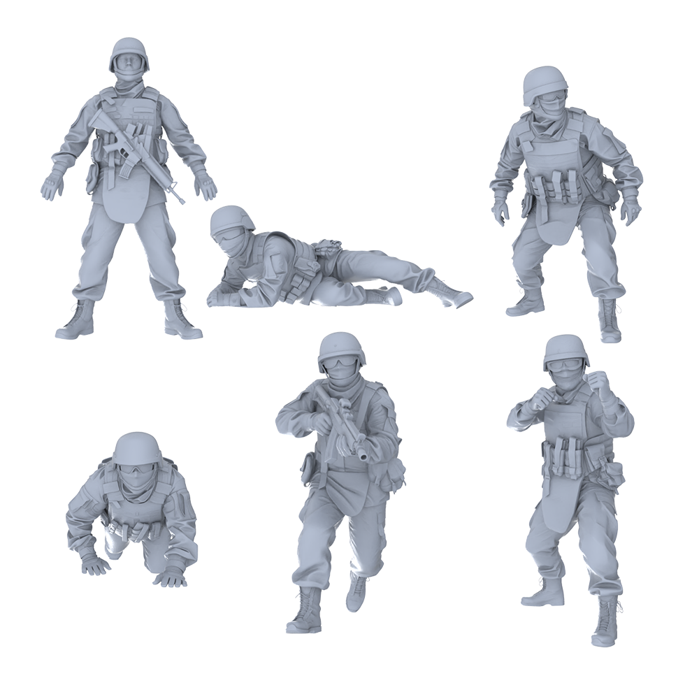 MRY-SFW LYGR499 Modern Ukrainian Army Six-Person Tactics
