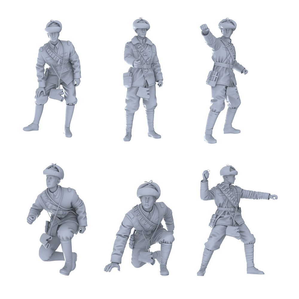MRY-SFW LYGR451 Historical Chinese Northeastern Army Six-Person Battle