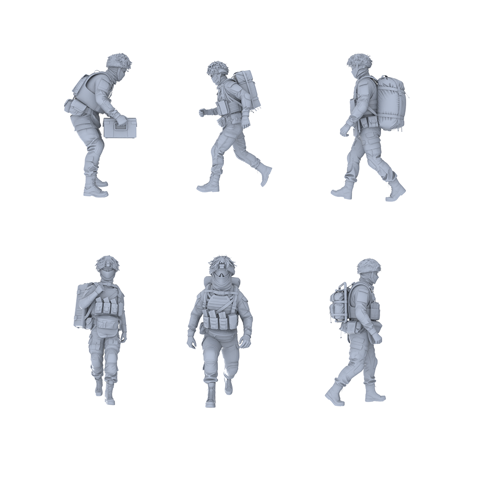 MRY-SFW LYGR531 Modern Alpha Special Forces Six-Person Carrying Group