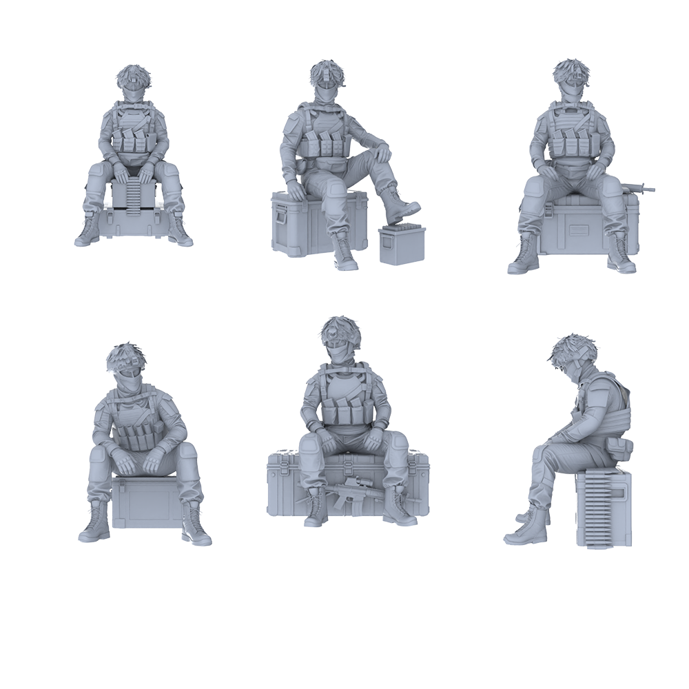 MRY-SFW LYGR536 Modern Alpha Special Forces Six-Person Rest Group