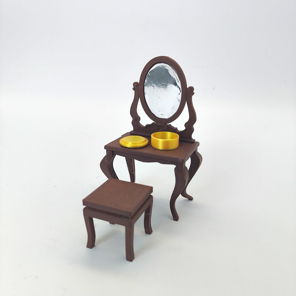 LYTP12207 1/12 Time Capsule Grandma's Vanity Memory Model Miniature Heirloom Display 1:12 Scale