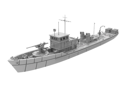 RHWS003 IJN Type 5 Wooden Submarine Chaser Water line