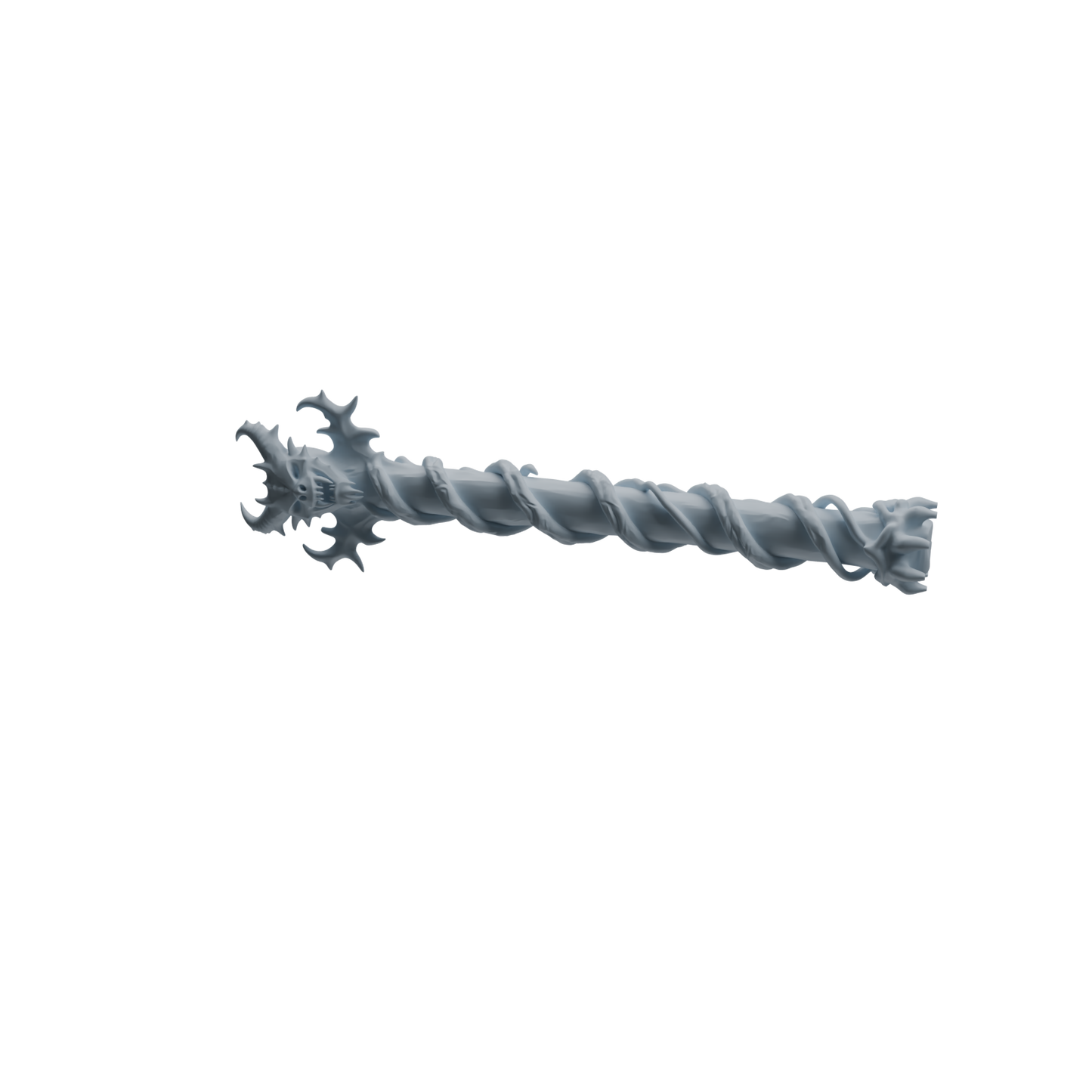 MRY-SFW LYGS420 Spiked Decorative Long Handle Weapon Modern Model 4 pcs