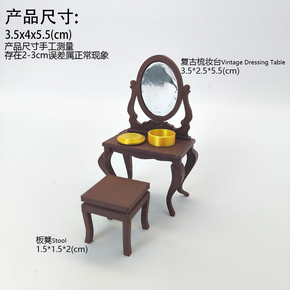 LYTP12207 Time Capsule Grandma's Vanity Memory Model Miniature Heirloom Display