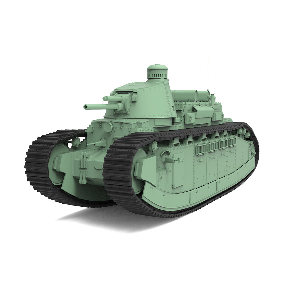 SSMODEL 668 Military Armoured Model Kit France FCM 2C Heavy Tank