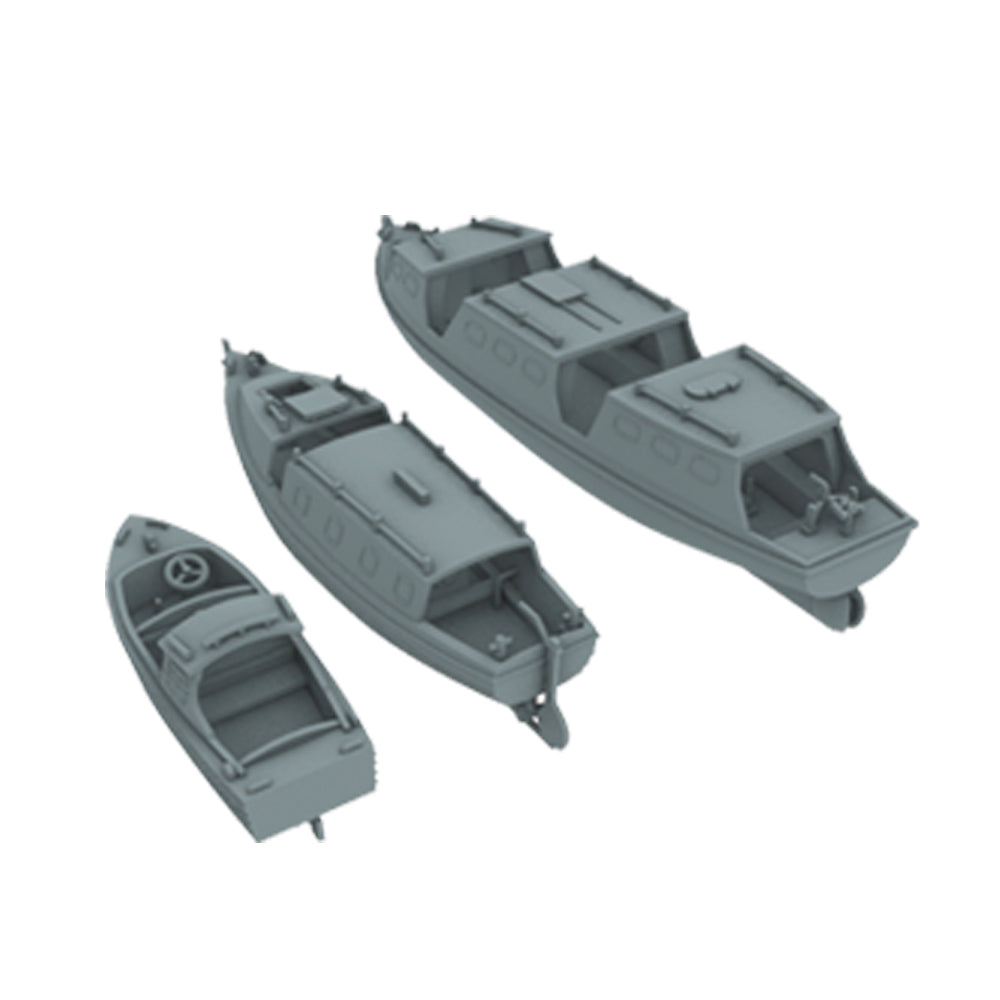Yao's Studio LY003C 1/700(350,200,144) Model Upgrade Parts Royal Navy Life Boats 3 styles 2 sets Type C