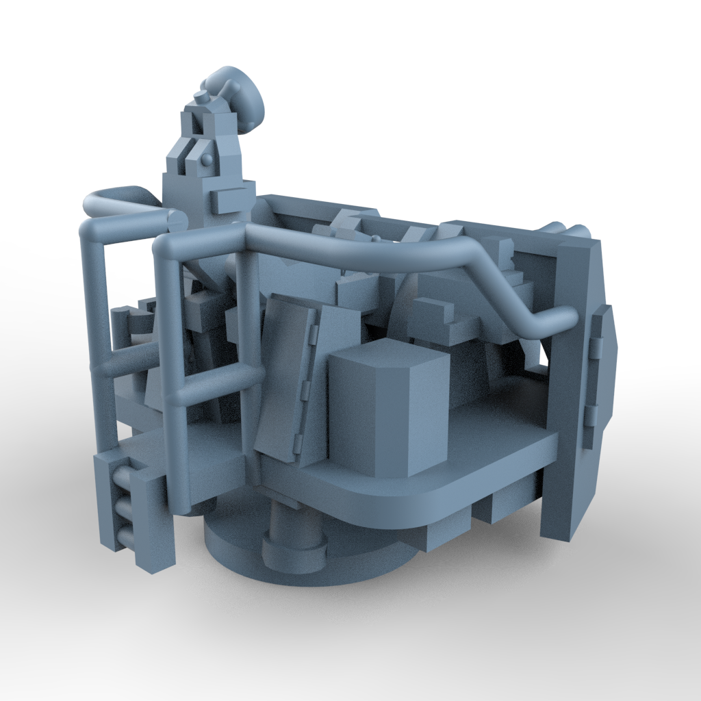 Yao's Studio LYCG380 Model Upgrade Parts Twin-mounted 40mm STAAG Mark II Anti-Aircraft Gun