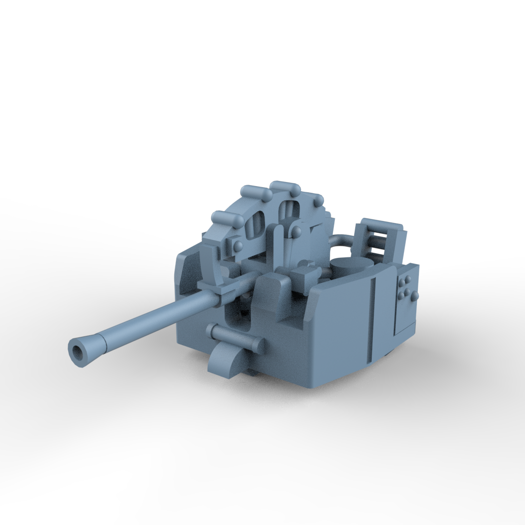Yao's Studio LYCG396 Model Upgrade Parts Germany Single-Mounted Bofors Model 58 40mm Autocannon