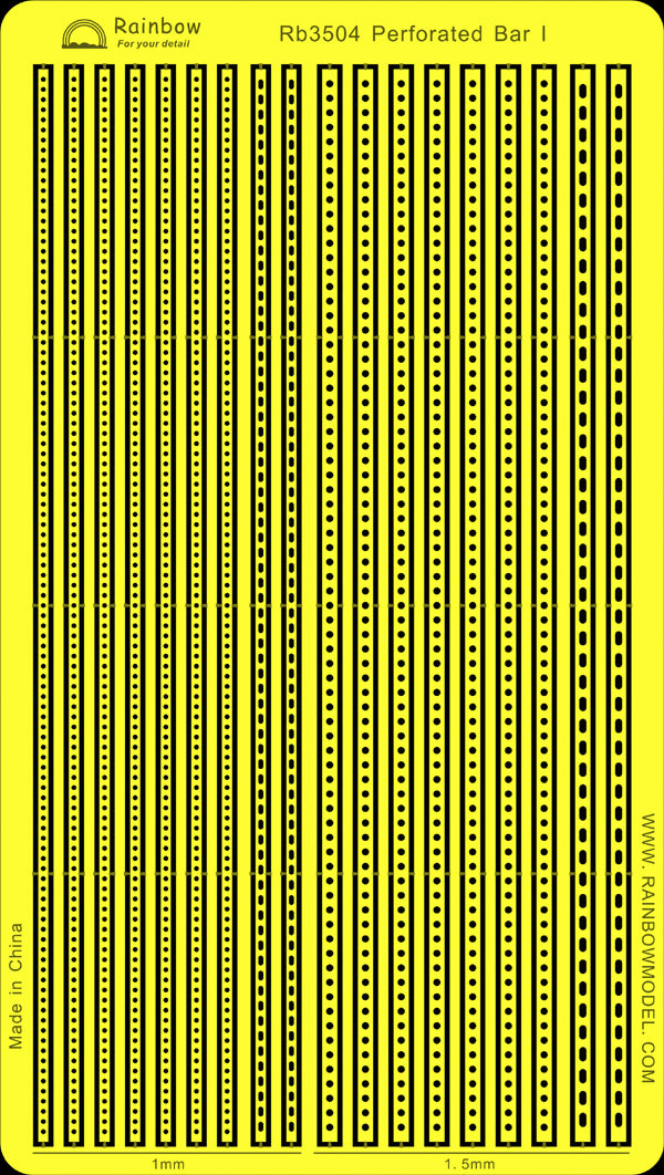 Rainbow RB3504 1/350Detail Up perforated bar I