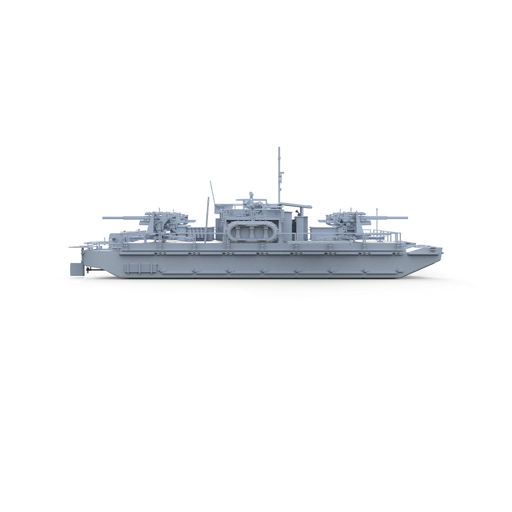 SSMODEL 577 Military Warship Model Kit German Navy SF40 Siebel Air Defense Ferry