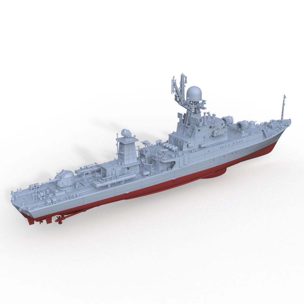 SSMODEL 625S Military Model Kit Soviet 1331M Small Anti-Submarine Vessel Full Hull