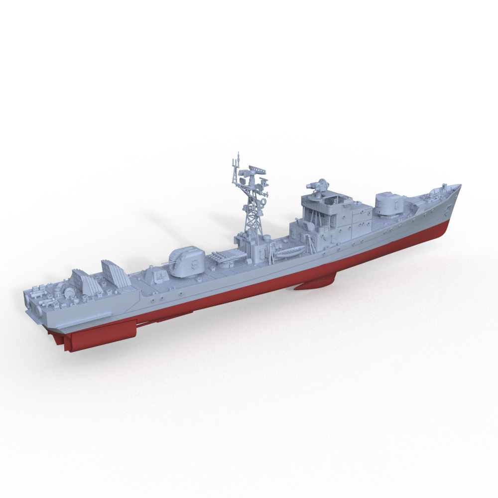 SSMODEL 627S Military Model Kit Soviet Mirka-Class I SKR-7 Frigate Full Hull