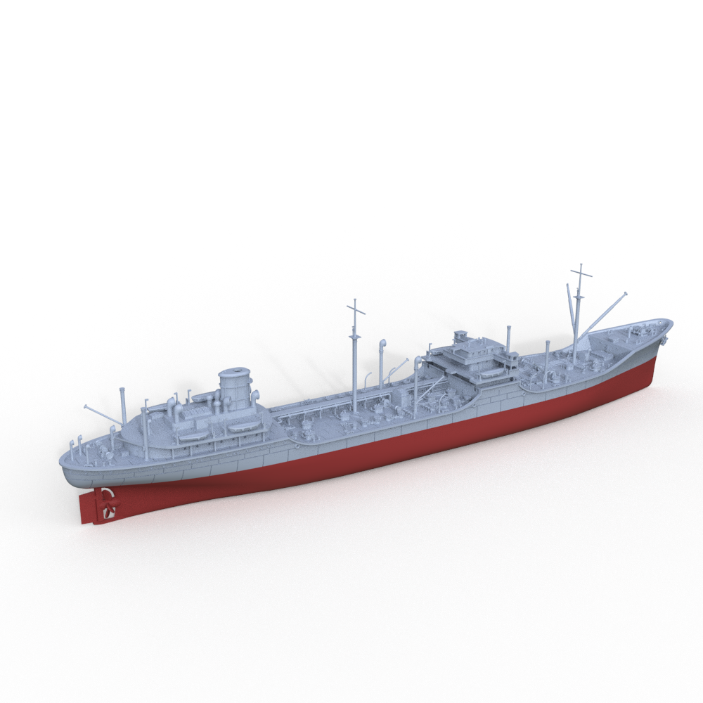 SSMODEL 722S Military Model Kit USN Ohio Cargo Ship Full Hull