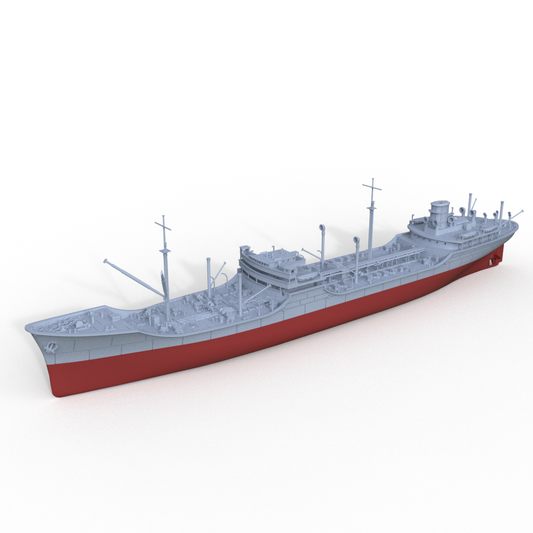 SSMODEL 722S Military Model Kit USN Ohio Cargo Ship Full Hull