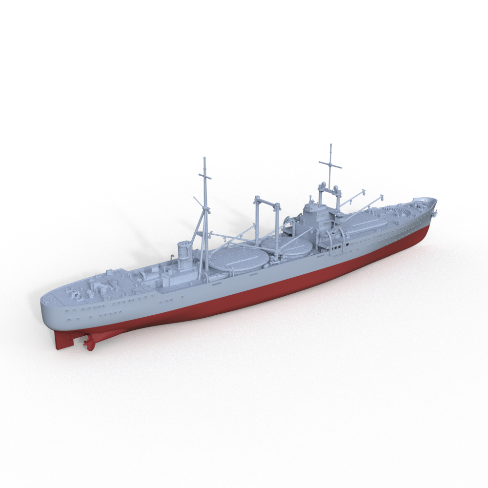 SSMODEL 724S Military Model Kit IJN Kashino Cargo Ship Full Hull
