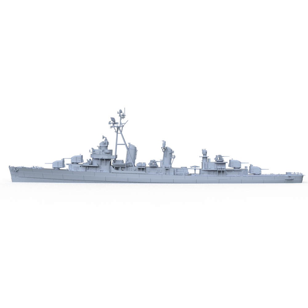 SSMODEL 729 Military Model Kit German Z21 Destroyers Z4 1960(Bottomless Version)
