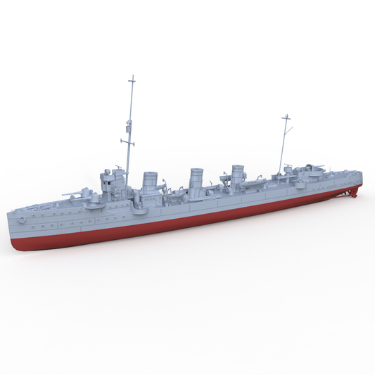 SSMODEL 731S Military Model Kit Italian Aquila Class Destroyer Aquila 1917 Full Hull