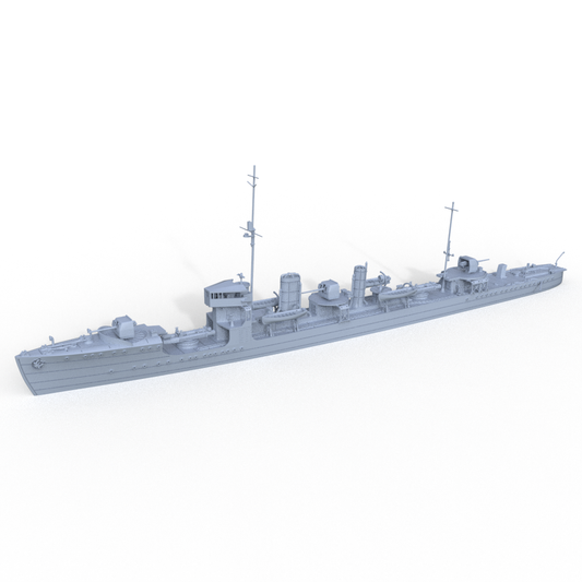 SSMODEL 742 Military Model Kit Momi Class, IJN Destroyer Momi, 1930(Bottomless Version)