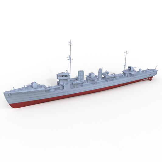 SSMODEL 742S Military Model Kit Momi Class, IJN Destroyer Momi, 1930 Full Hull