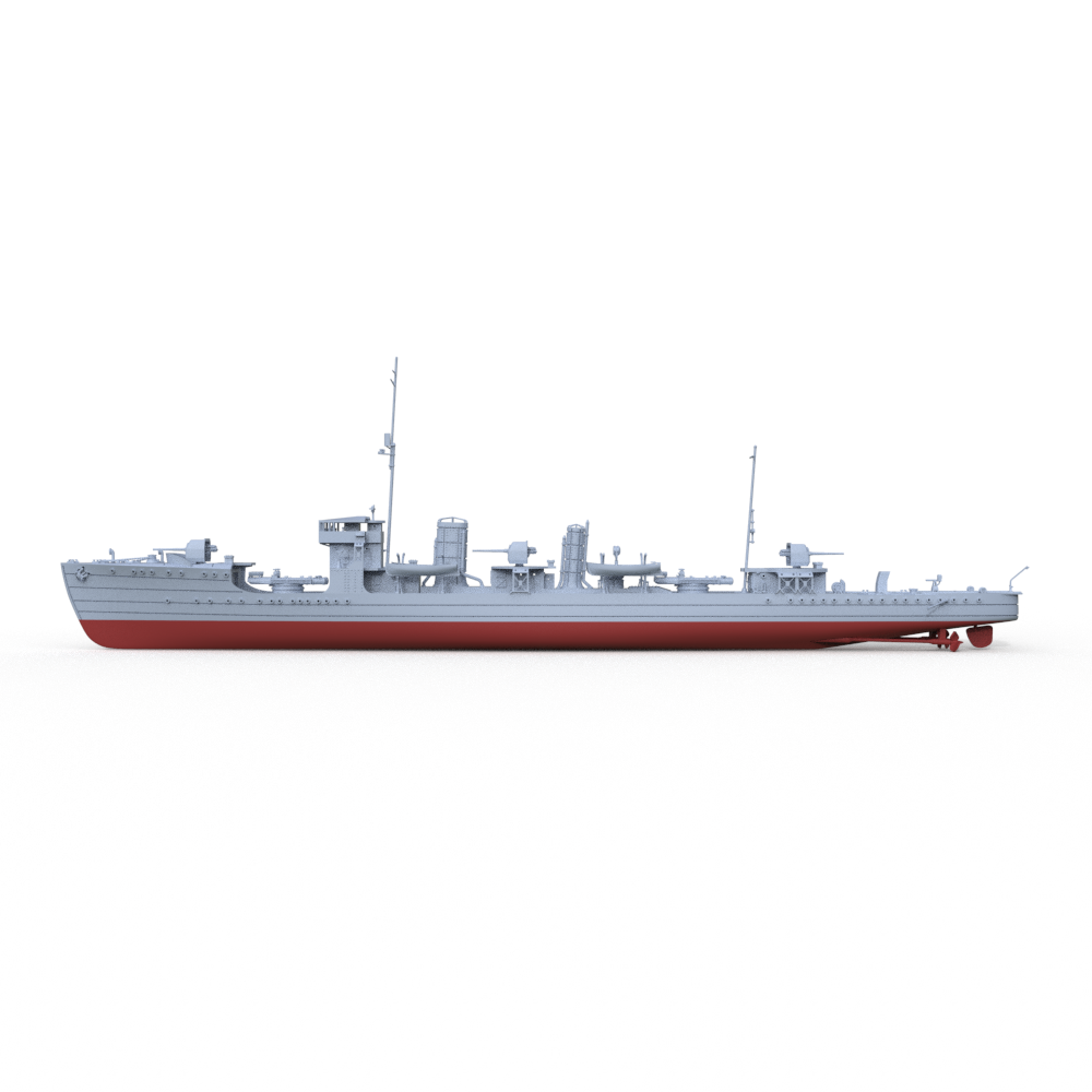 MRY-SFW 742S Military Model Kit Momi Class, IJN Destroyer Momi, 1930 Full Hull