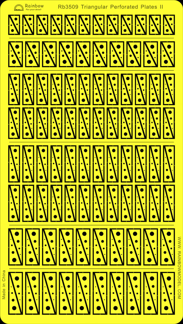 Rainbow RB3509 1/350Detail Up Triangular perforated plate II