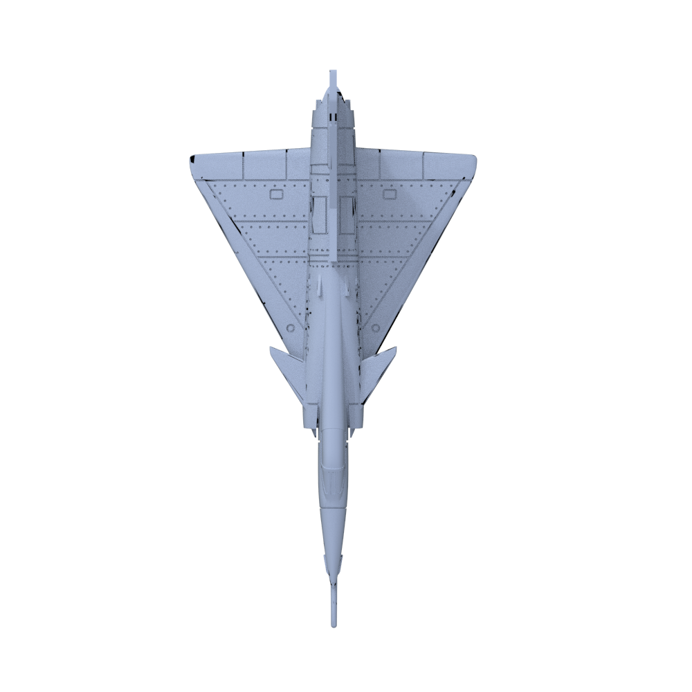 Yao's Studio LYR916B Military Model Kit Israeli Kfir C.2 Fighter Aircraft Take Off