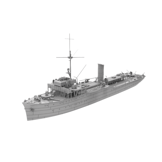 RHWS018 Germany R-1 Class Submarine Chaser Drache Water line