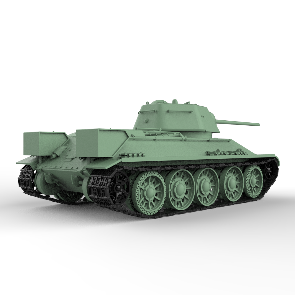 SSMODEL 884 Scale Military Model Kit Soviet T-34-57 Type 1943 Medium Tank