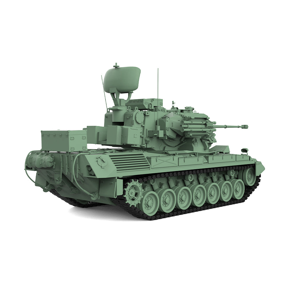 SSMODEL 699 Military Armoured Model Kit German FlakPzGepard 1A2 SPAA Track B