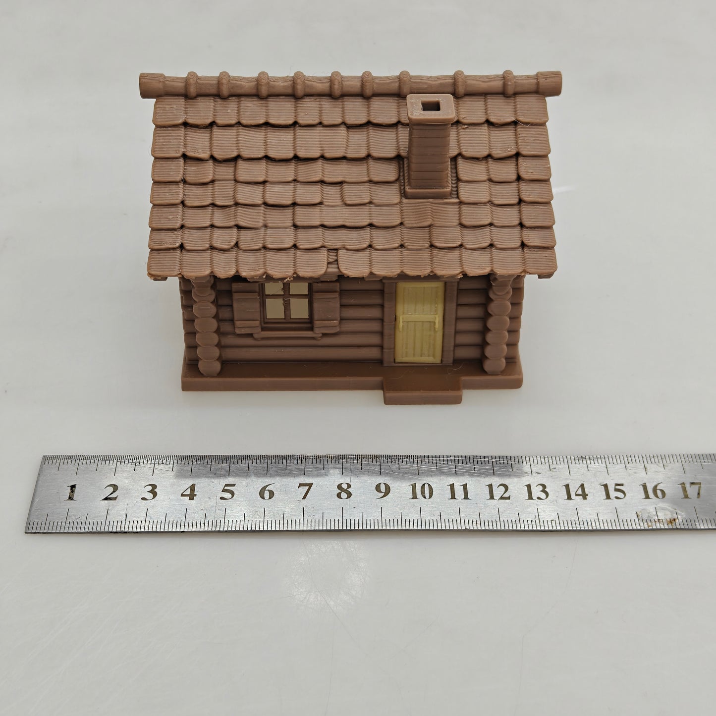 RHF0418 Farm-style log cabin Desktop Ornament Sand Table Architecture Architectural Model Miniature House Small-scale Landscaping