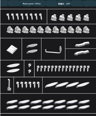 Flyhawk FH400001 1/400 R.M.S. TITANIC Upgrade Parts For Academy