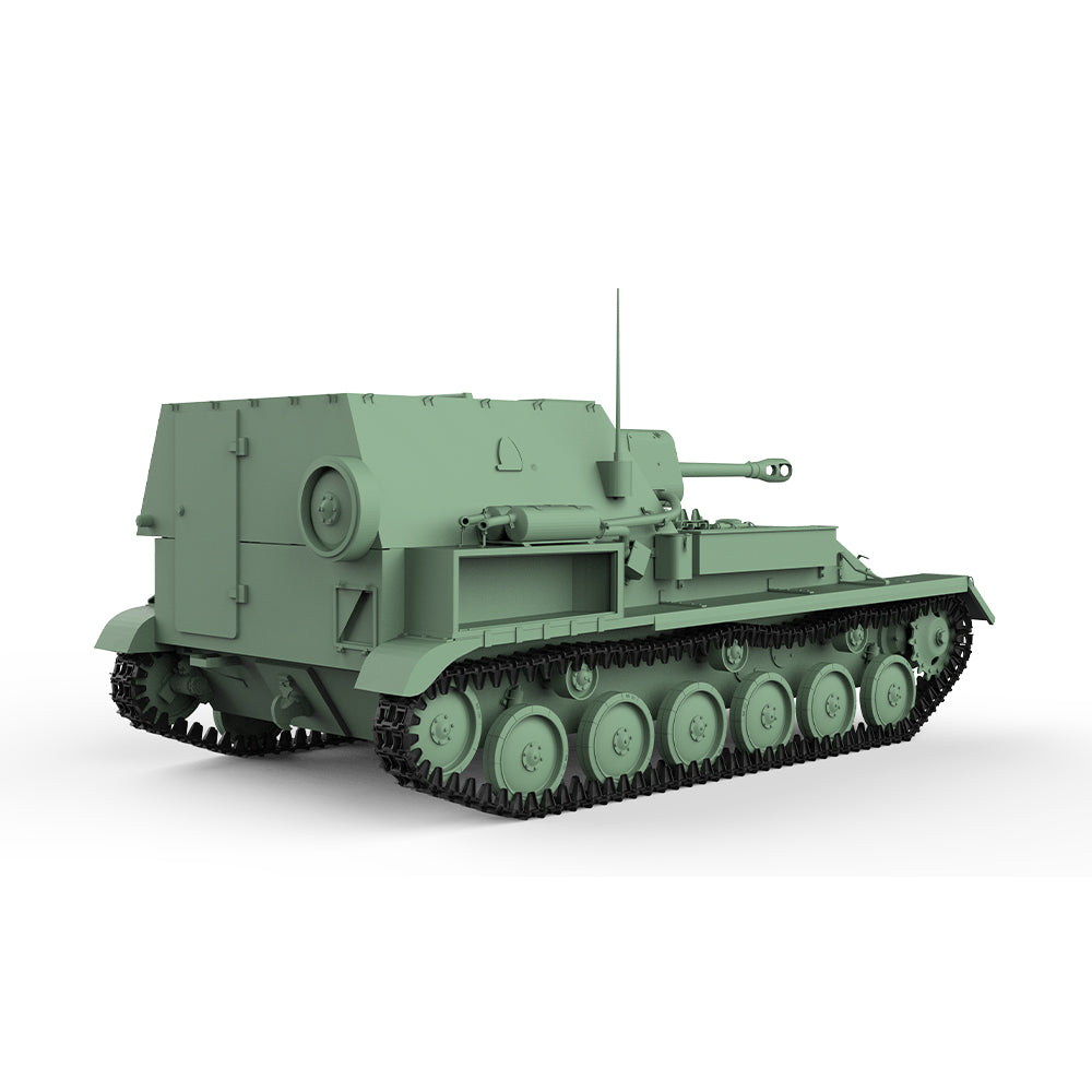 SSMODEL 614 Scale Railway Military Model Kit Soviet SU-85B 85mm LB-2 Tank Destroyer