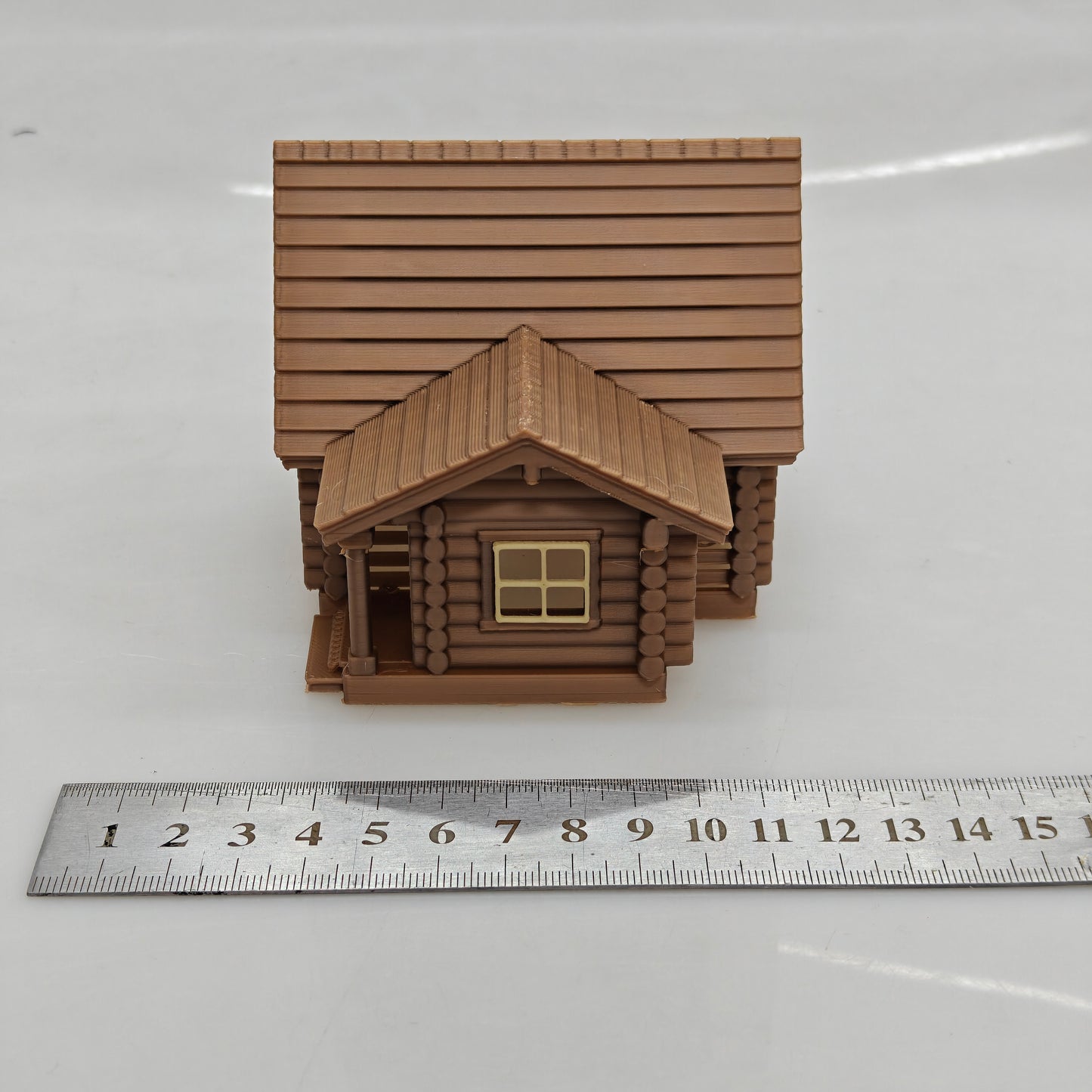 RHF0428 Farm Spire Attic Log Cabin Desktop Ornament Sand Table Architecture Architectural Model Miniature House Small-scale Landscaping