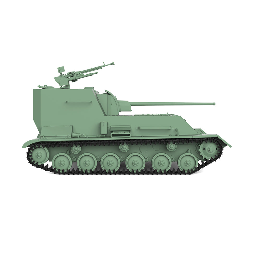 SSMODEL 609 Military Armoured Model Kit Soviet SU-76G Tank Destroyer