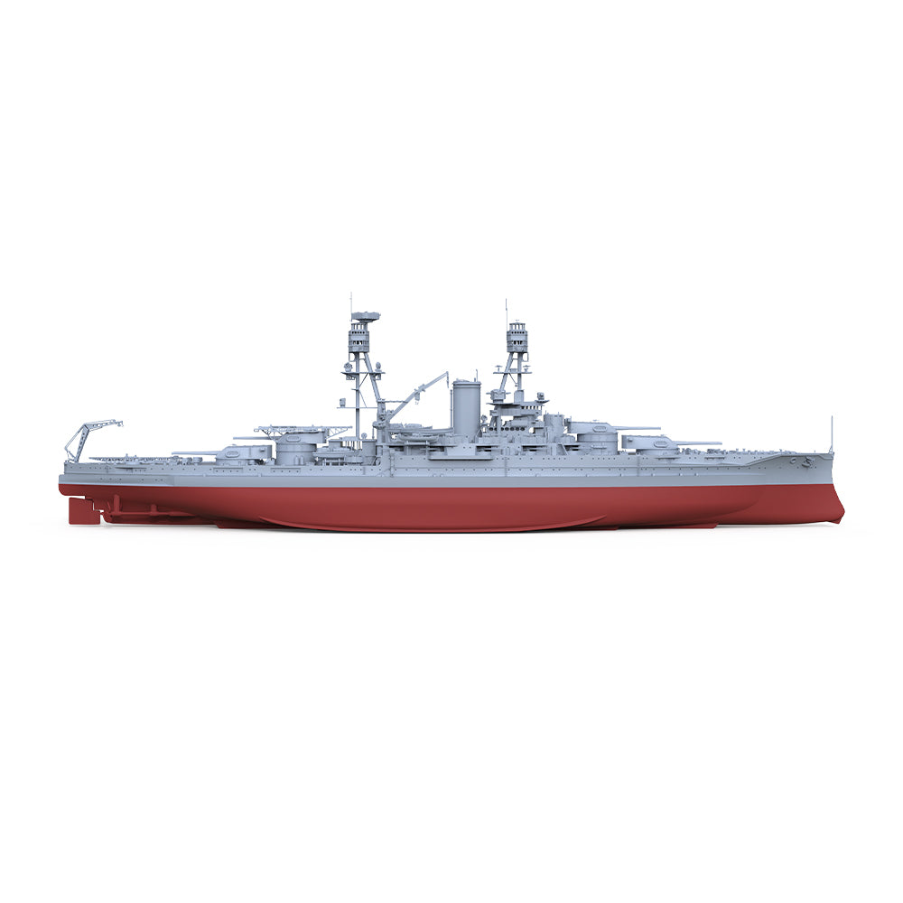 SSMODEL 525S Military Warship Model Kit US Navy Oklahoma Nevada-class Battleship BB-37