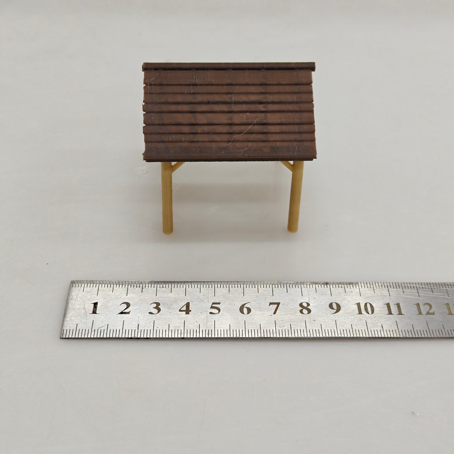 RHF0422 Farm-style Sunshade Canopy Desktop Ornament Sand Table Architecture Architectural Model Miniature House Small-scale Landscaping
