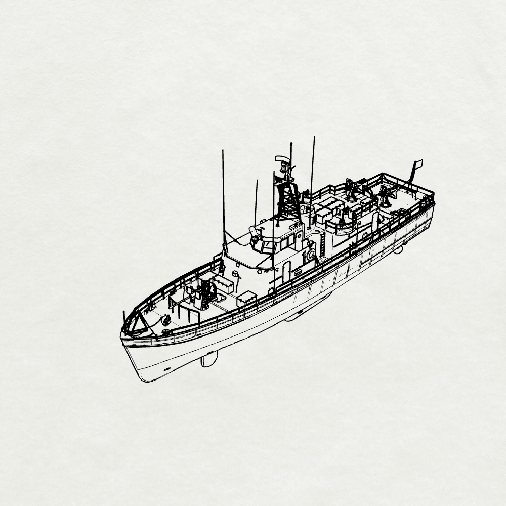 SSMODEL SSC771S
Military Model USN
PGM-59 Class Kim Qui (HQ
605) Full Hull