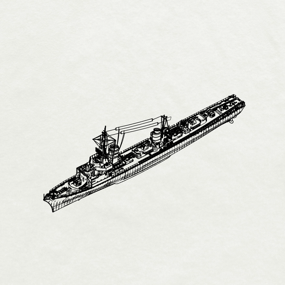 SSMODEL 726S Military Model Kit German T22 Torpedo Boat 1939 Full Hull