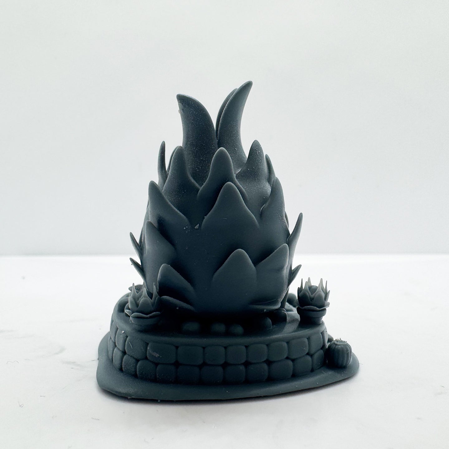LYTS190 Dragon Fruit House Miniature Model - 3D Printed Fairy Tale Diorama Decor Ornament