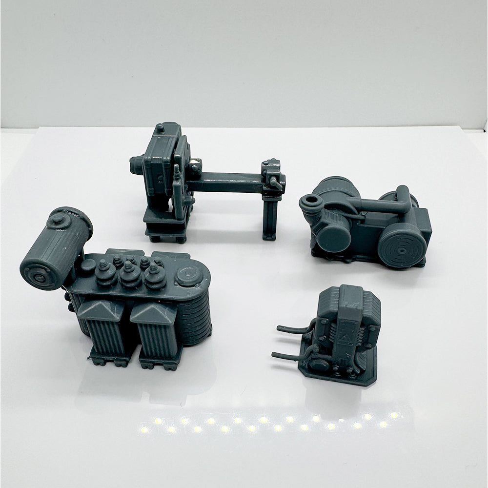 Yao's Studio LYTS081 3D Printed Factory Machinery And Equipment Classification Scenes Processing Production Group