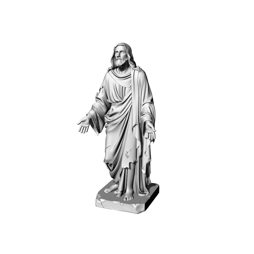 MRY-SFW LYTS264 Mini Tombstone Wreath Cross Set 3D Printed Resin Model Sandtable Ruins Scene Decoration Statue