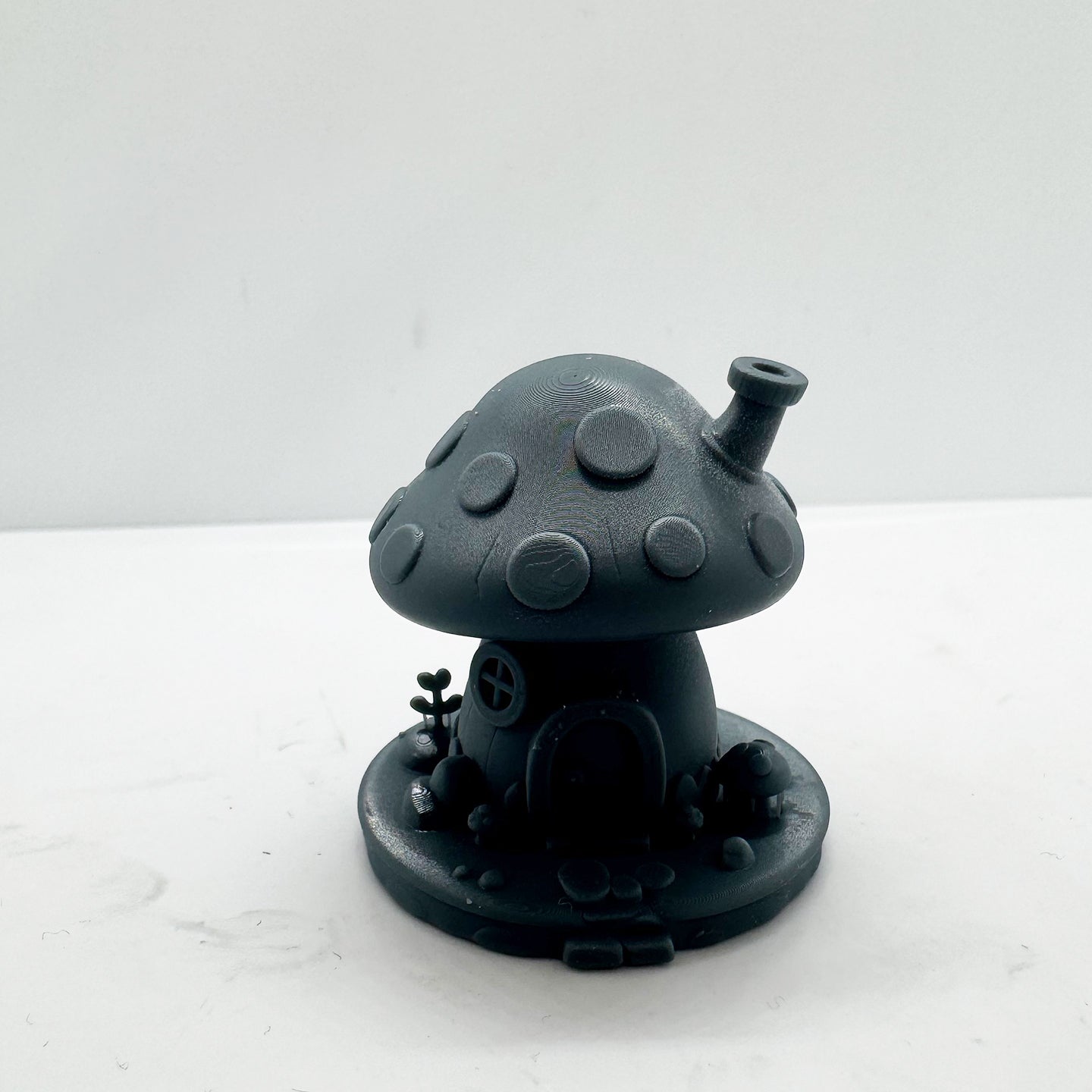 LYTS187 Ice Cream Cone House Miniature Model 3D Printed Fairy Tale Diorama Decor Ornament