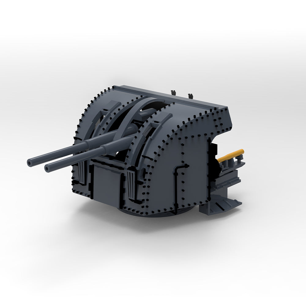 Yao's Studio LY013A 1/700(350,200,144) Model Upgrade Parts Royal Navy 102mm /45 QF HA MkXVI Twin AA Gun Type A