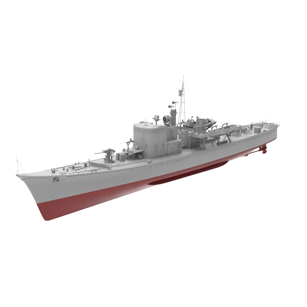 RHWS013S Type K-8 No.13, Kusentei Late Modification Full Hull