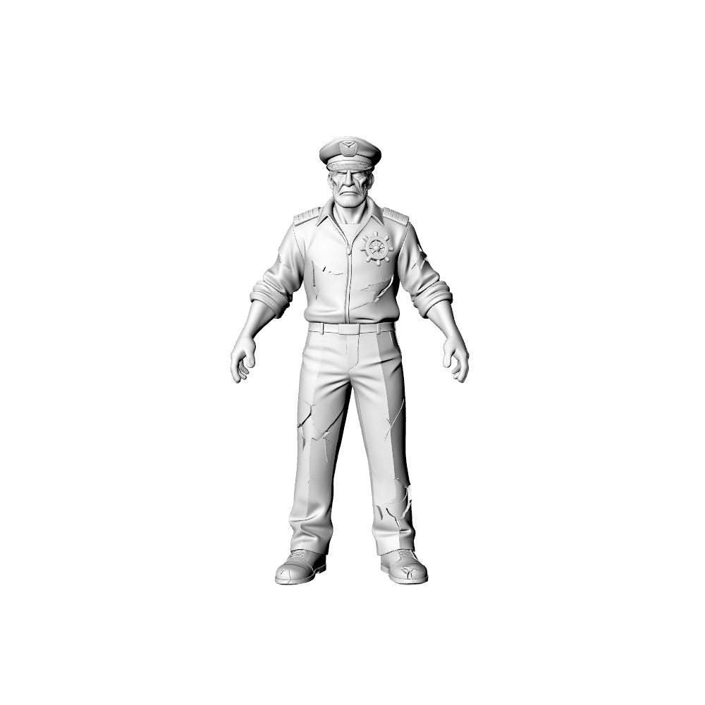 MRY-SFW LYGR328 3D Printed Post-Apocalyptic Cruise Ship Sailor Survivors Set Wargame Miniatures