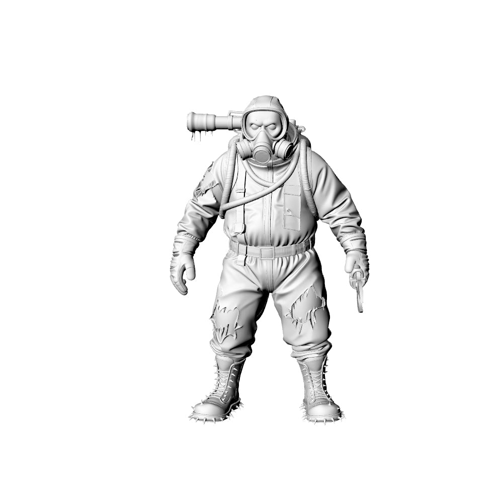 MRY-SFW LYGR307 3D Printed Bio-Mutant Zombie Miniatures, Post-Apocalyptic Experiment Undead Figures for Tabletop Games & Dioramas