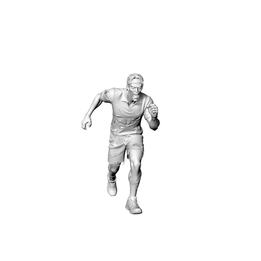 MRY-SFW LYGR319 3D Printed Post-Apocalyptic Campus Zombies 5PCS Miniature for Painting