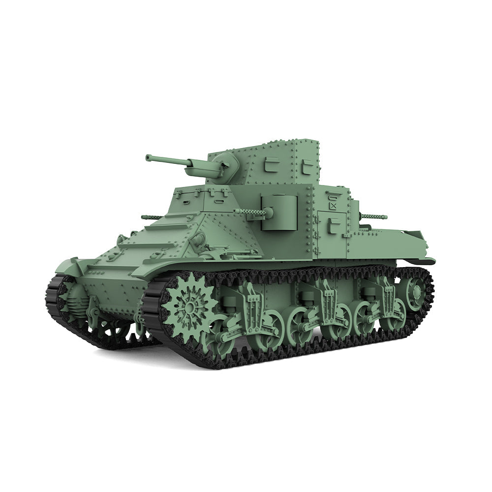 SSMODEL 525 Military Armoured Model Kit US M2A1 Medium Tank