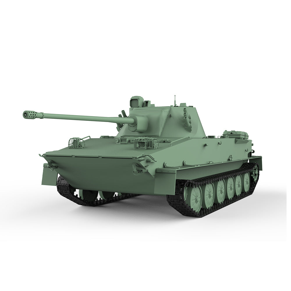 SSMODEL 588 Military Armoured Model Kit Soviet PT-76-57 Light Tank