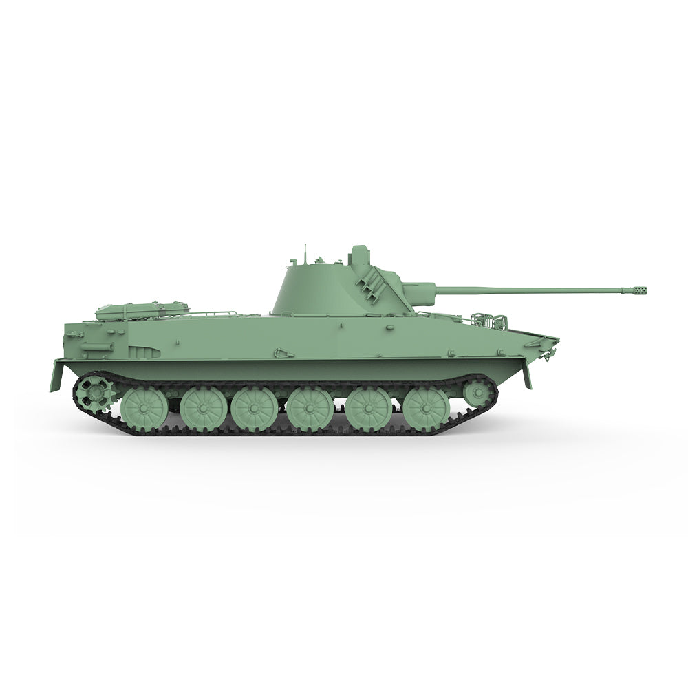 SSMODEL 588 Military Armoured Model Kit Soviet PT-76-57 Light Tank